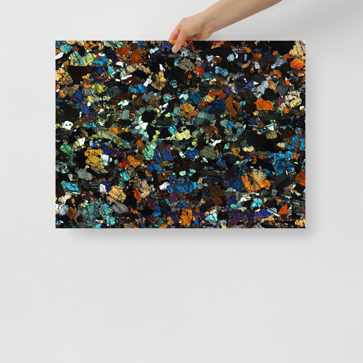 Matte Glass Rocks Stained Glass Rocks - Premium Matte Print – Nature's Little Art