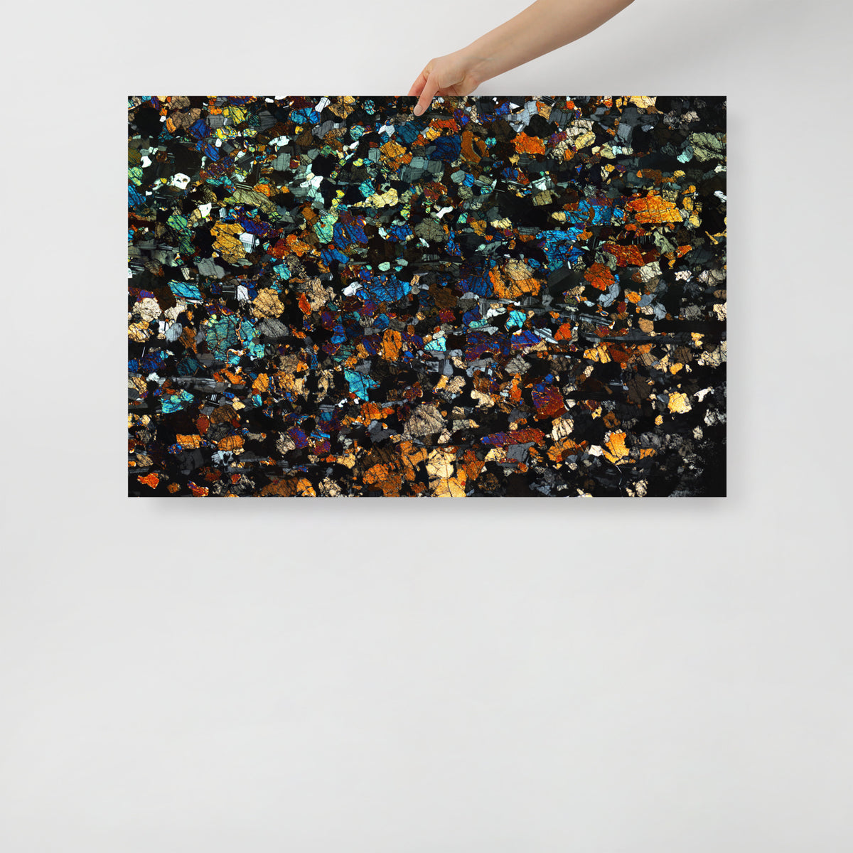 Matte Glass Rocks Stained Glass Rocks - Premium Matte Print – Nature's Little Art