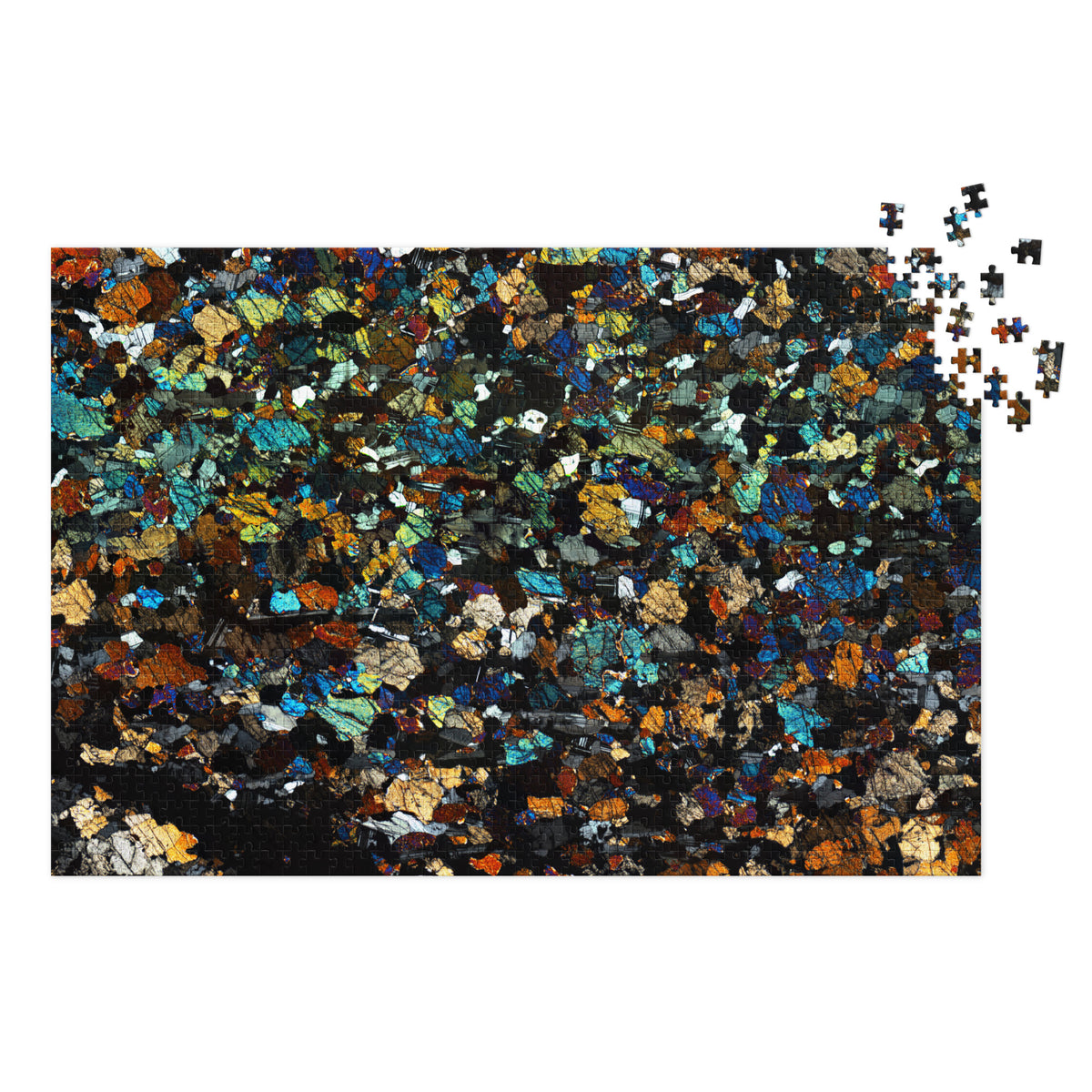 Jigsaw Puzzles Rocks Stained Glass Rocks - Jigsaw puzzle with tin – Nature's Little Art